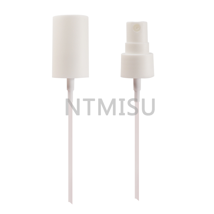 مضخة بخاخ رذاذ بيضاء بلوري 20 410 عالية الجودة مع غطاء كامل