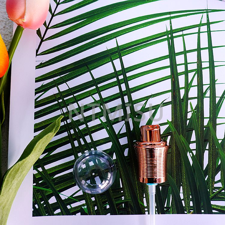 مضخة كريم على شكل كرة بولينج ذهبية لامعة 18 410 فاخرة لتغليف مستحضرات التجميل