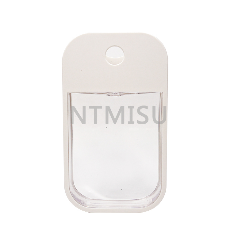 بخاخ عطر مكعب أبيض وشفاف سعة 38 مل