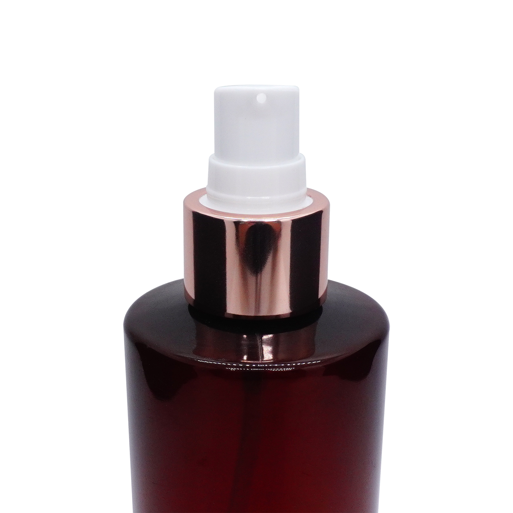 مضخة معالجة من الألومنيوم باللون الذهبي الوردي مقاس 24 مم