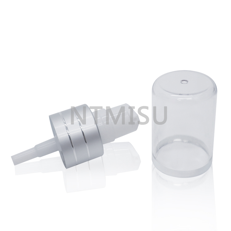 مضخة معالجة بمضخة كريم من الألومنيوم الفضي 24 410 بخط فضي لامع