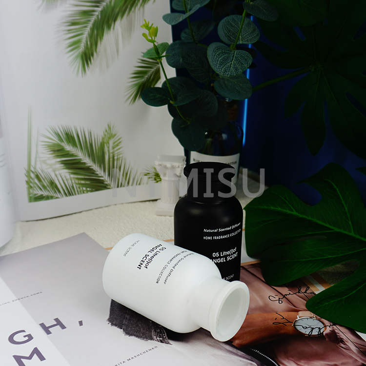 أبيض وأسود البطن الروائح زجاجة مخصصة لون الزجاج زجاجة العطر الحلي