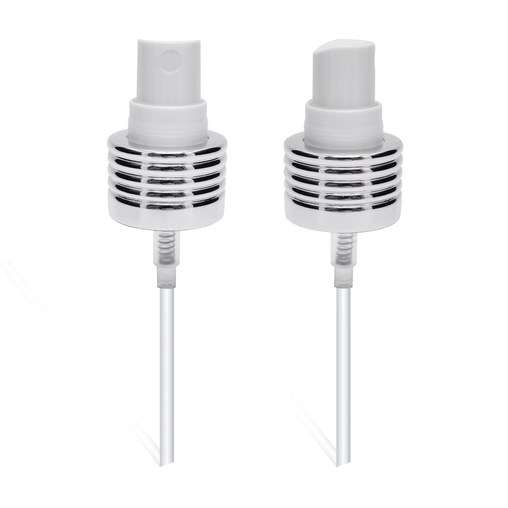 24 410 بخاخة بلاستيكية ذات طوق ألومنيوم للإغلاق