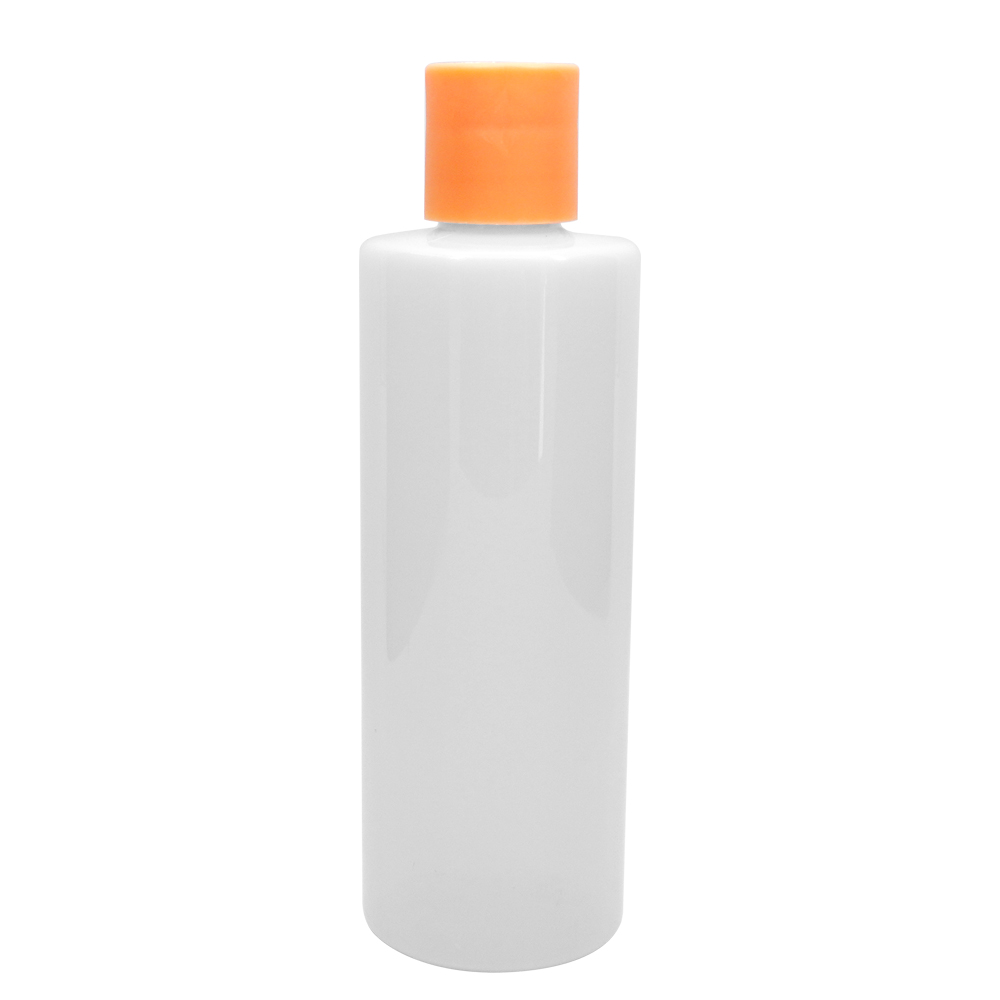 24 410 غطاء علوي على شكل قرص دائري ناعم من البلاستيك البرتقالي والأبيض 