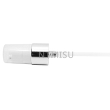 18 410 مضخة كريم نصف غطاء من الألومنيوم الأبيض