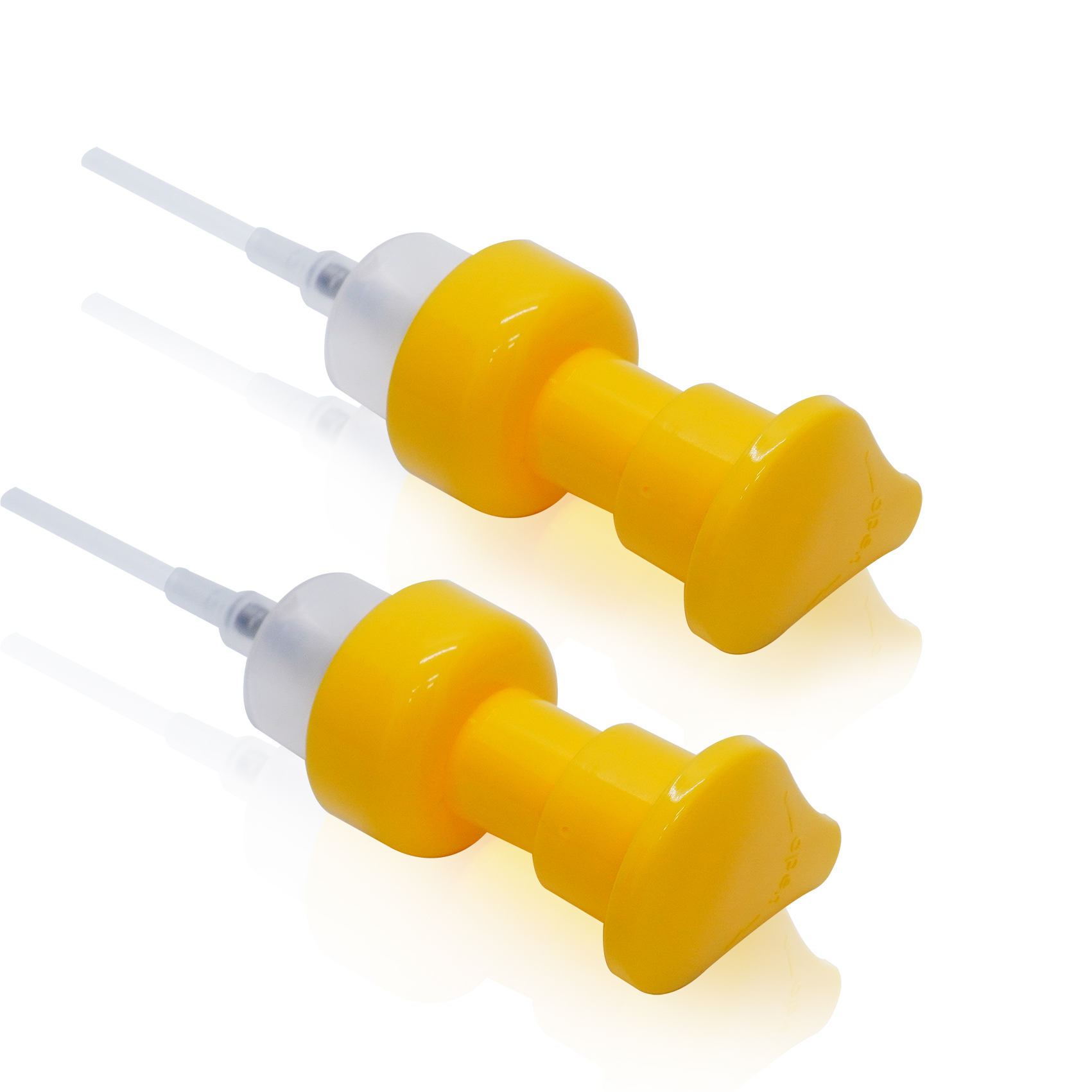 مضخة رغوة بلاستيكية صفراء 30 مللي متر مضخة ضغط مضخة التبديل اليسرى واليمنى