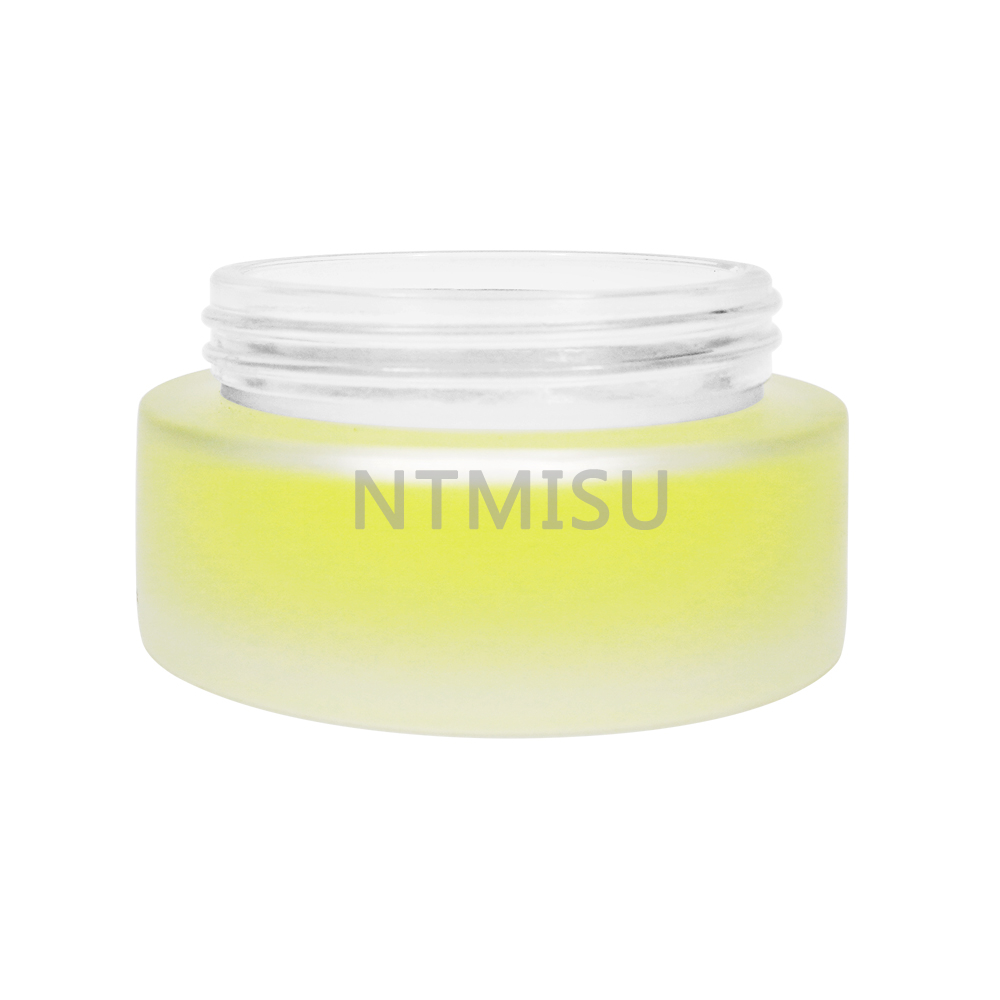 جرة كريم زجاجية شفافة سعة 100 مل