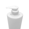 32 410 مضخة صابون بلاستيكية مضلعة بيضاء لزجاجة مستحضرات التجميل