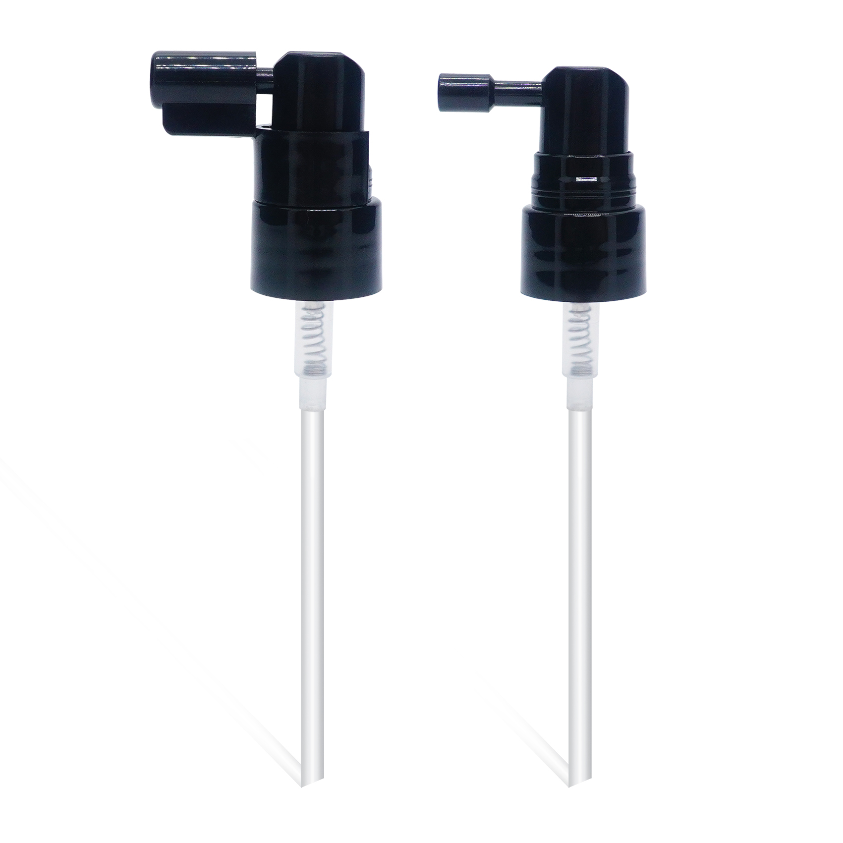 20 410 بخاخة أنف بلاستيكية سوداء مع زجاجة