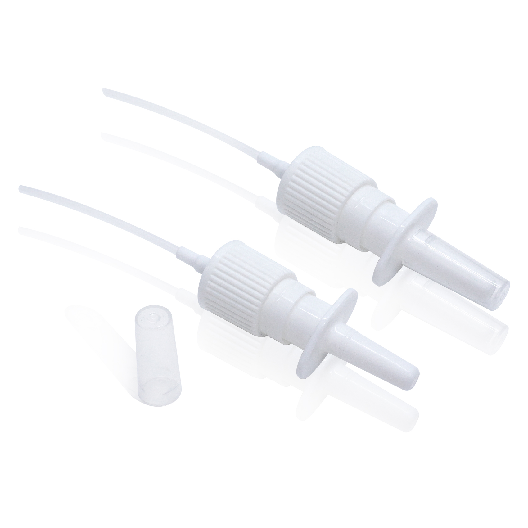 20 410 بخاخ رذاذ الأنف الأبيض مع زجاجة