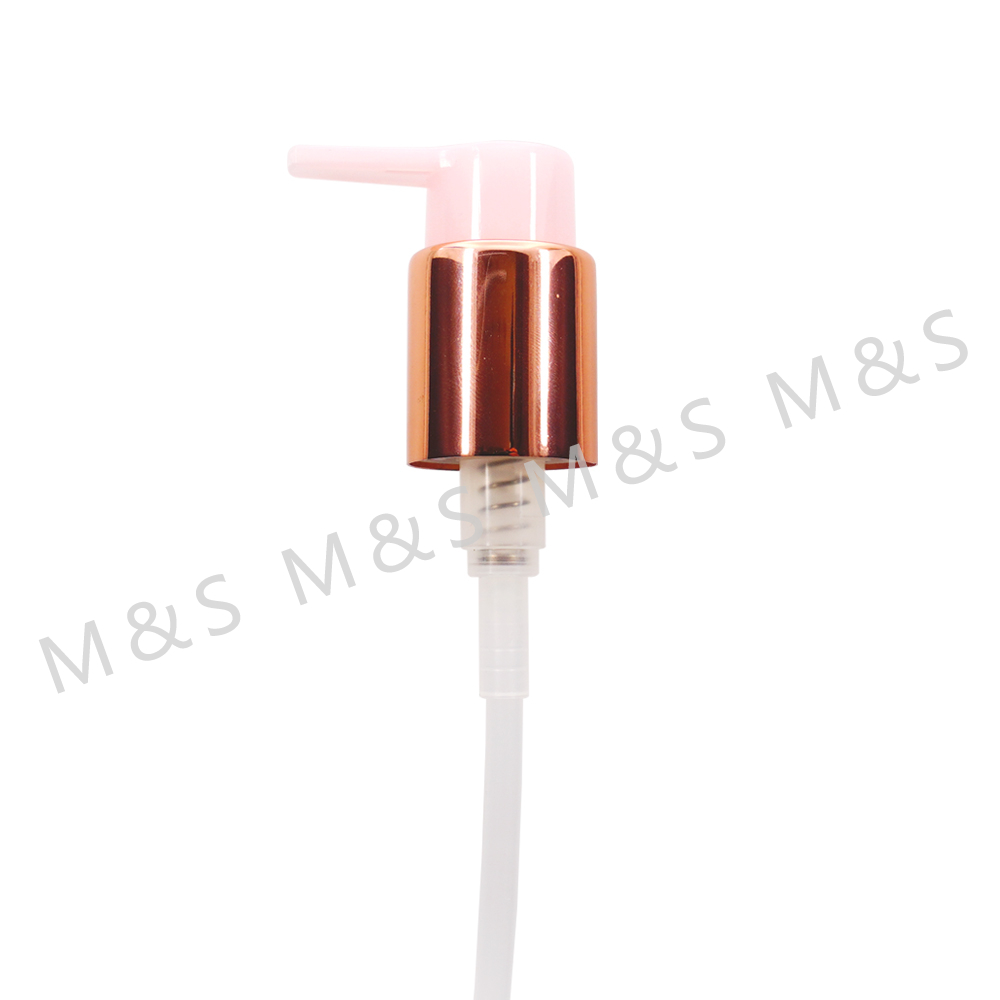 24 415 مضخة توزيع ألومنيوم عالية الجودة لمستحضرات التجميل