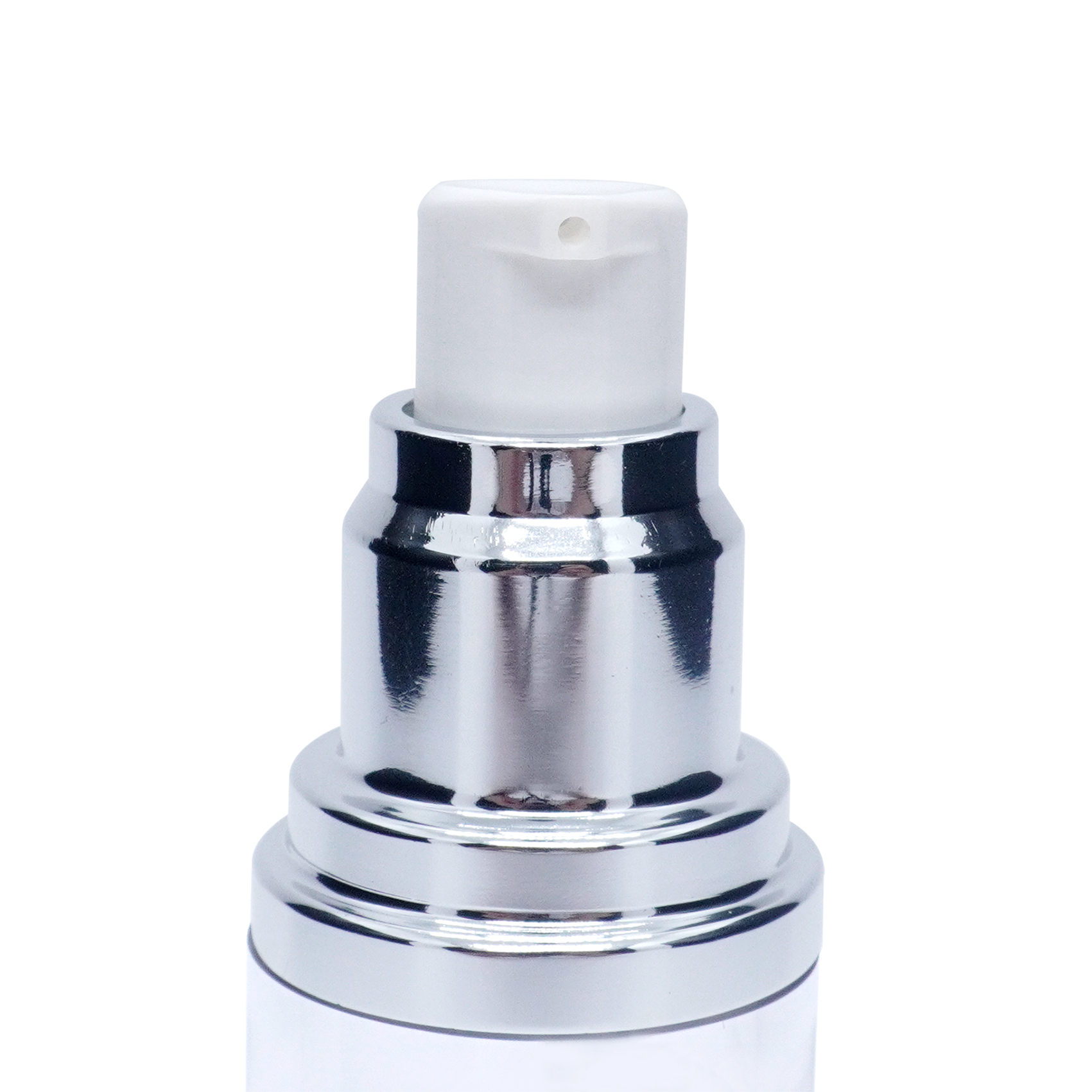 زجاجة مستحضرات التجميل ذات الفراغ الشفاف من الألومنيوم سعة 15 مل