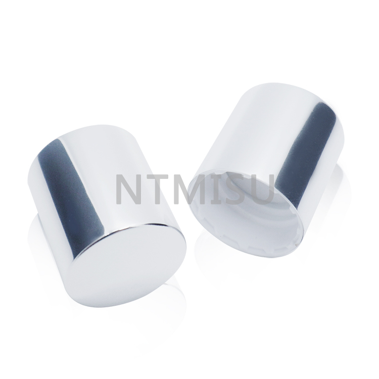 22 410 أغطية لولبية من البلاستيك والألمنيوم باللون الفضي غير اللامع للزجاجات