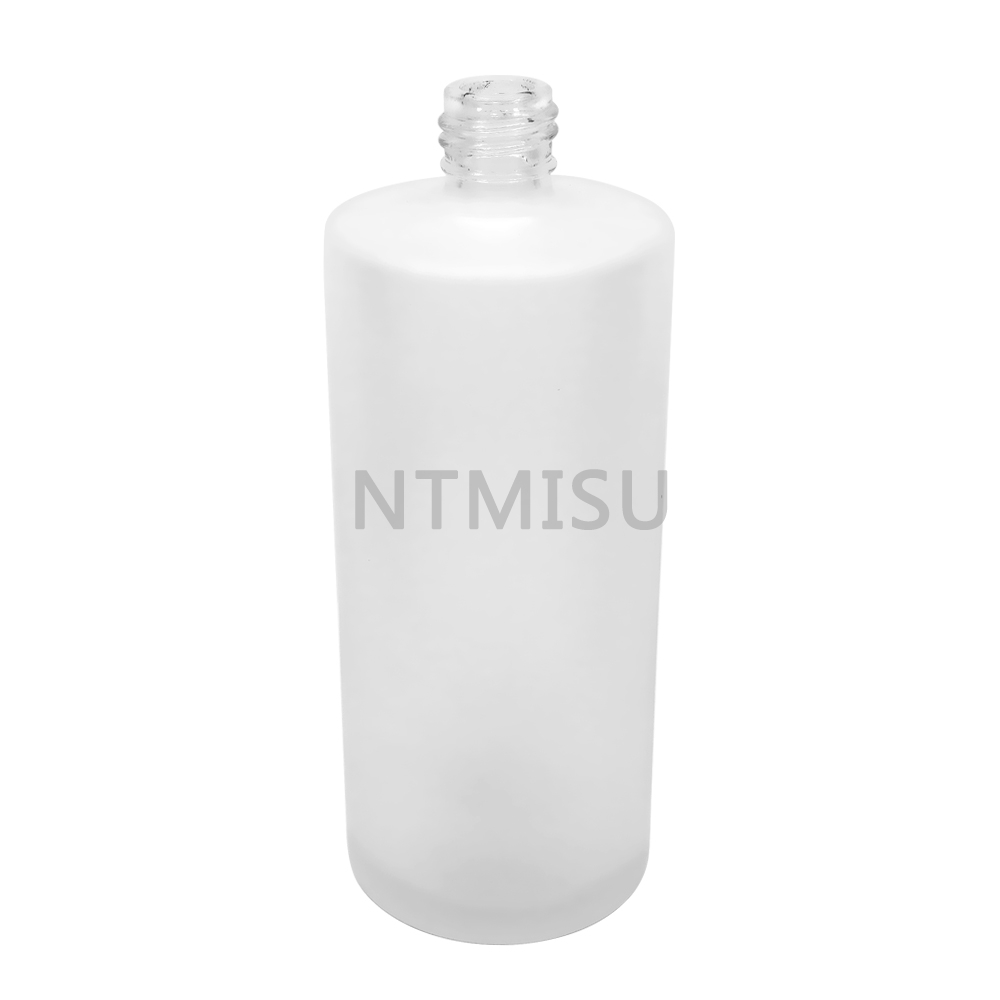 زجاجة عطر زجاجية شفافة مستديرة عالية الجودة سعة 230 مل فارغة