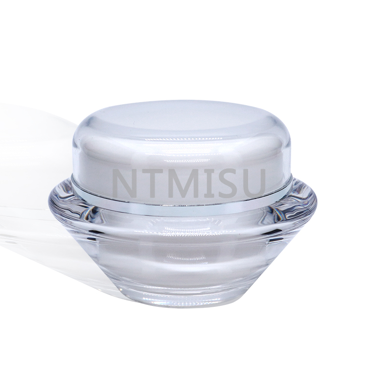 جرة كريم أكريليك 0.5 أونصة 1 أونصة ذات شكل زاوي