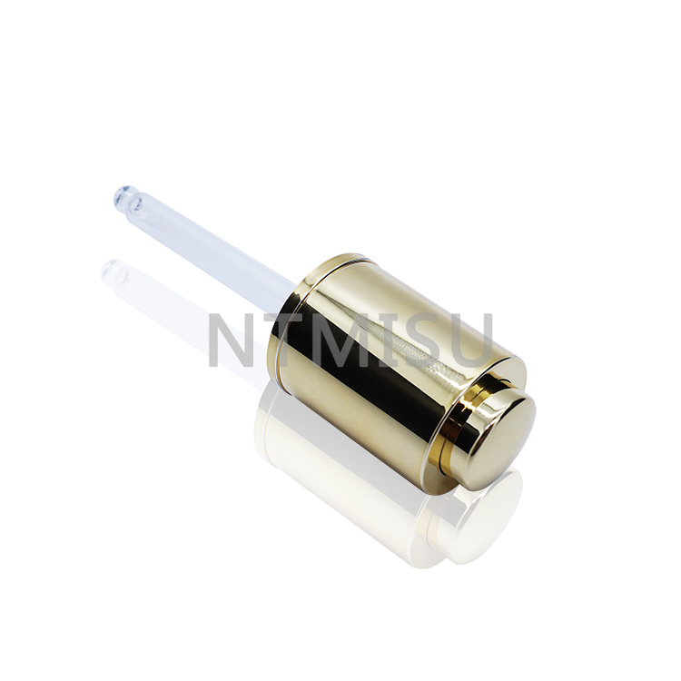 20 410 قطارة زيت سائلة من البلاستيك والألومنيوم الذهبي اللامع