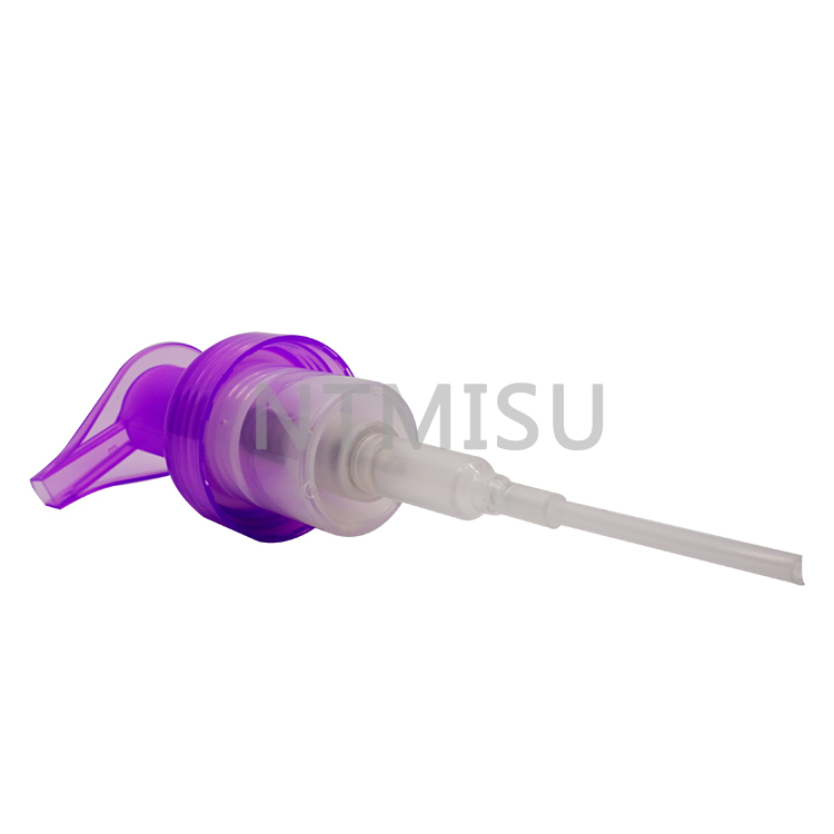  42 410 مضخة موزع الصابون الأرجواني ذات القفل الأيسر والأيمن للصابون السائل