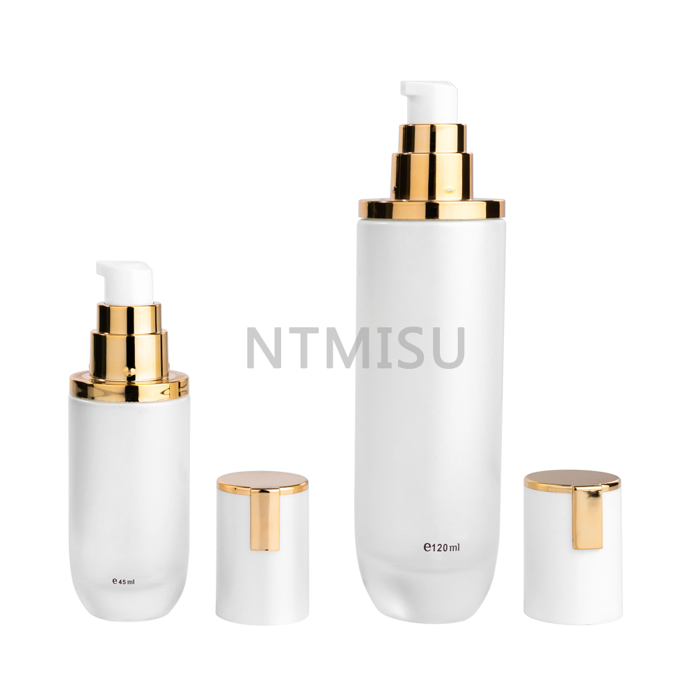 زجاجة زيت أساسية بمضخة كريم 45 مل