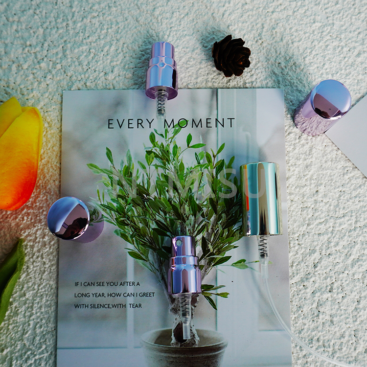 جودة عالية 12 ملم ألوميت ساطع زجاجة البلاتين بخاخ رذاذ ناعم للعطور