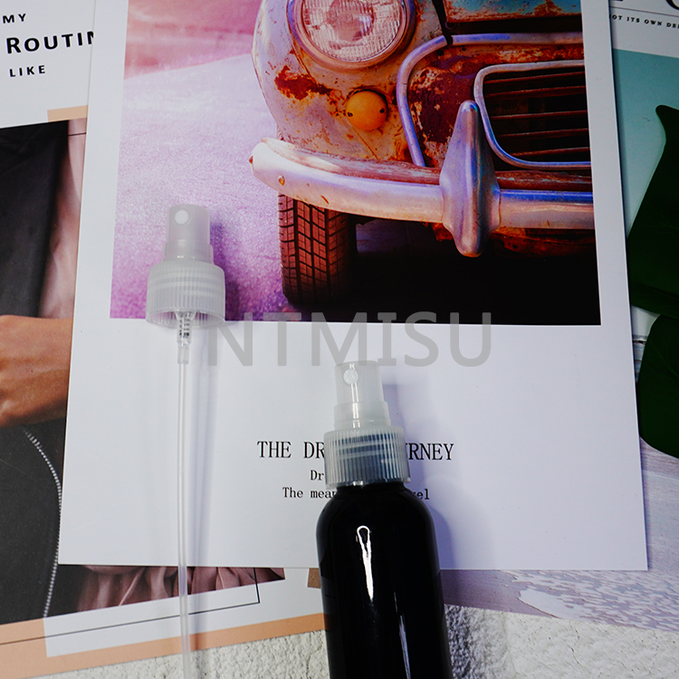 جودة عالية 24 مم 410 زجاجة شفافة عديمة اللون بخاخ رذاذ ناعم