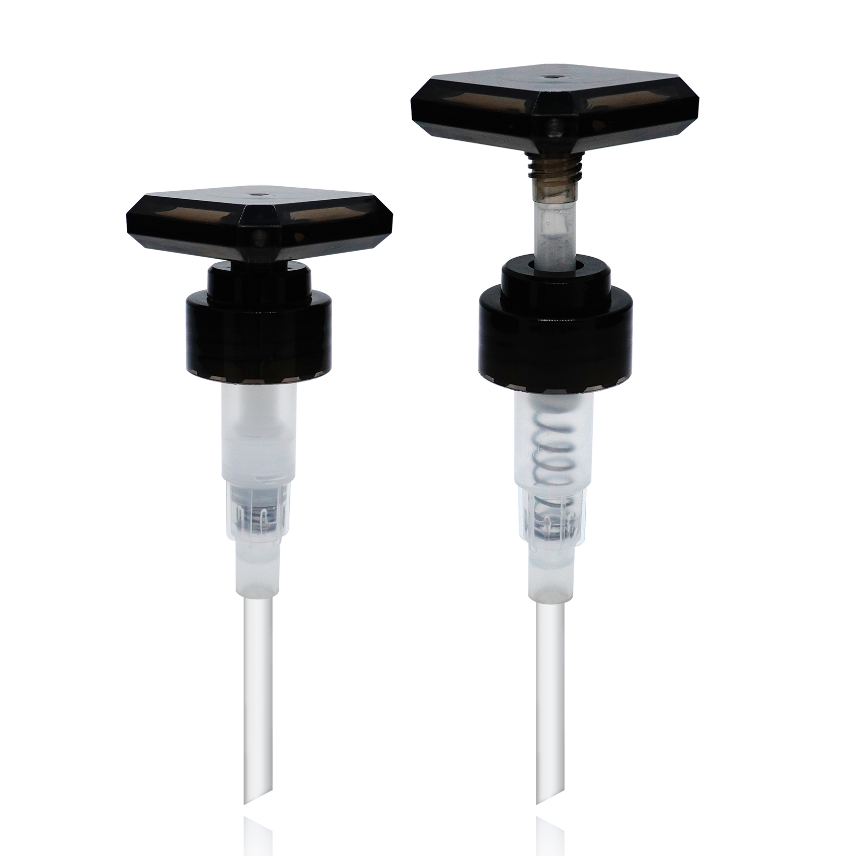 مضخة لوشن سوداء مربعة