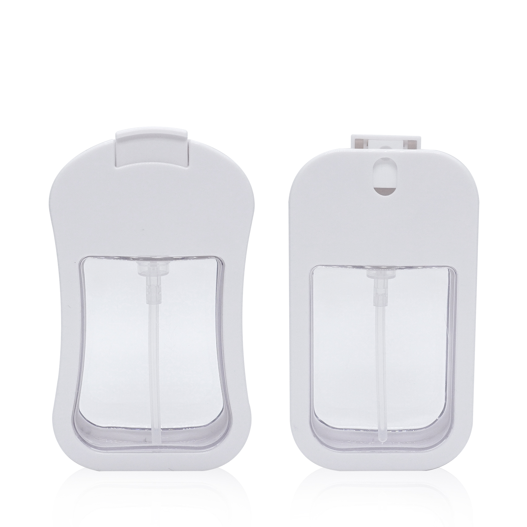 50 مل بخاخ بطاقة بيضاء بخاخ رذاذ الجيب