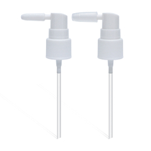 20 410 بخاخة طبية للفم من البلاستيك المضلع باللون الأبيض 